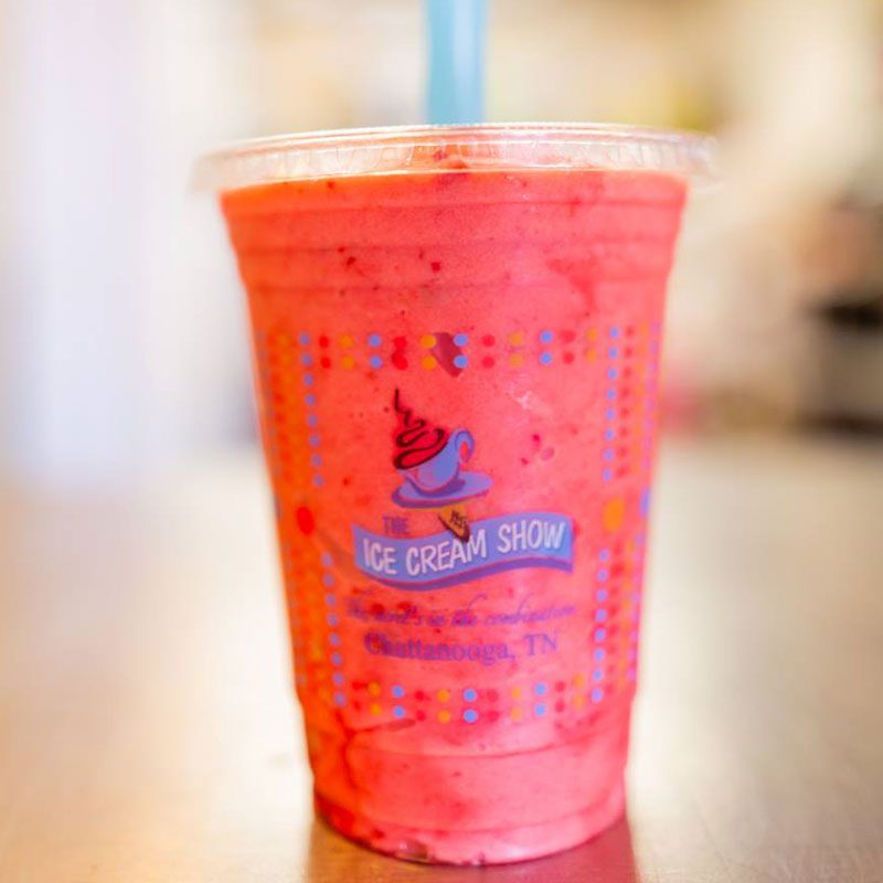 Fresh Fruit Smoothie The Ice Cream Show Chattanooga, TN